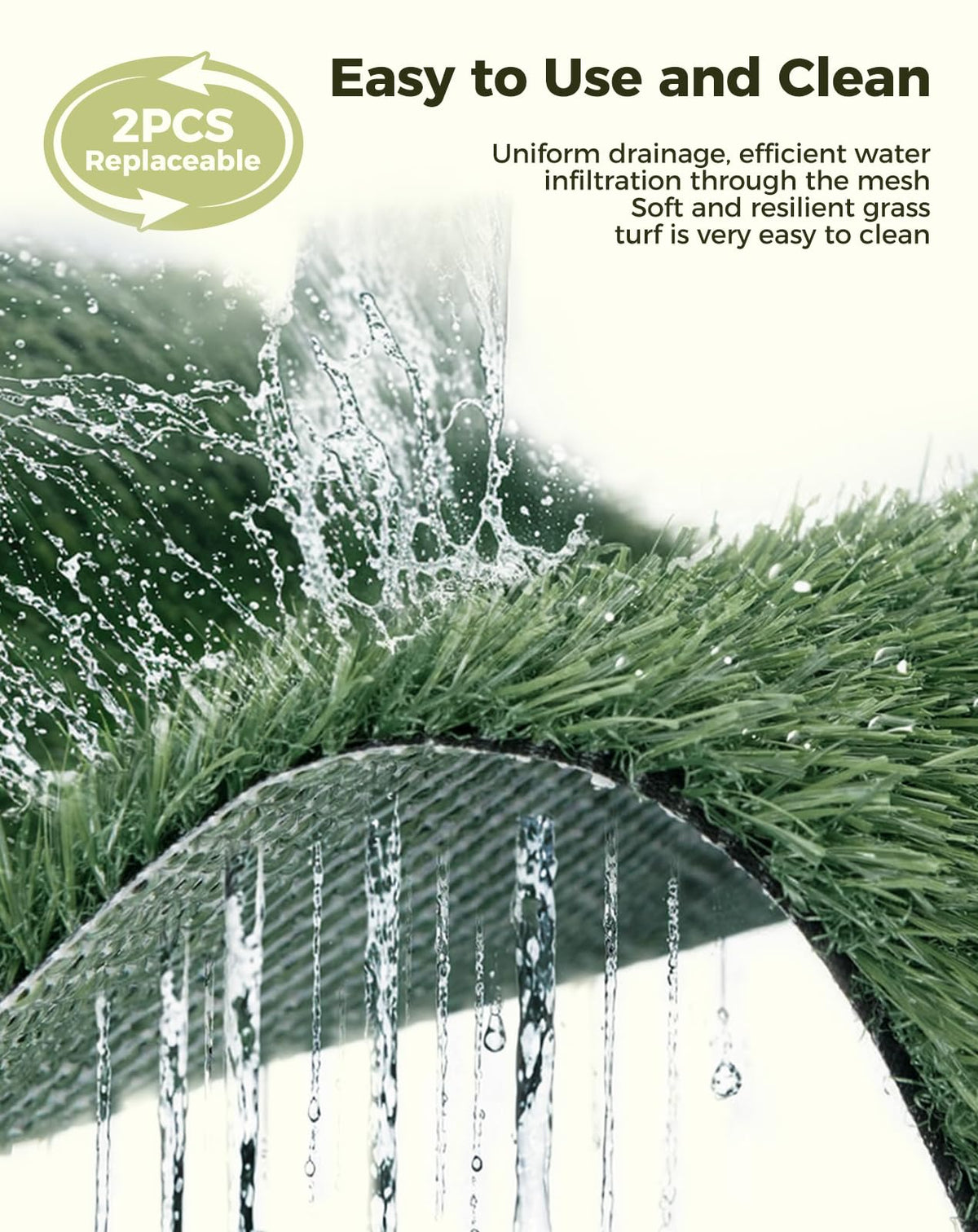 25"x20" Dog Grass Pad with Tray O5037