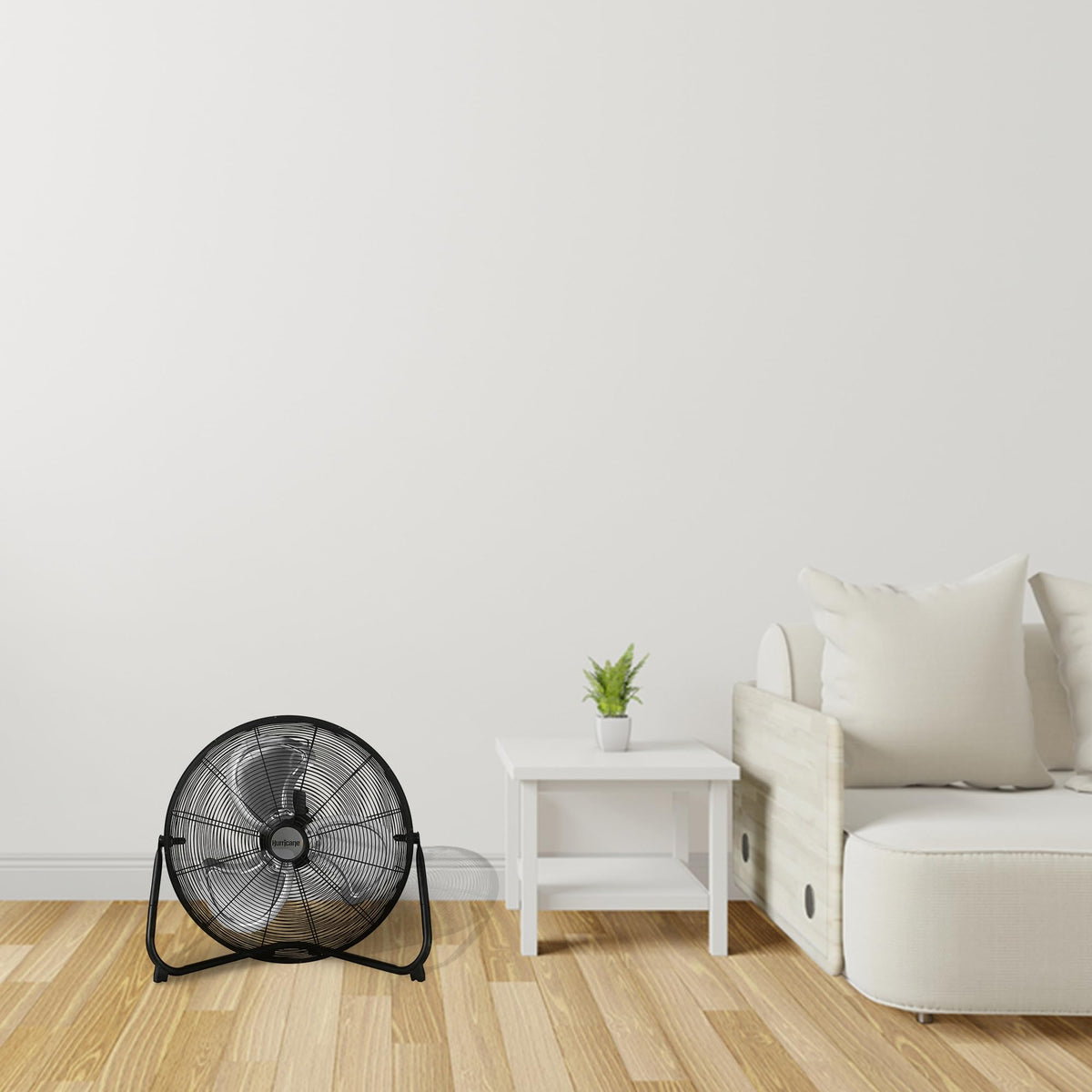Black 20in 3 Speeds Floor Fan 2 Pack Q577