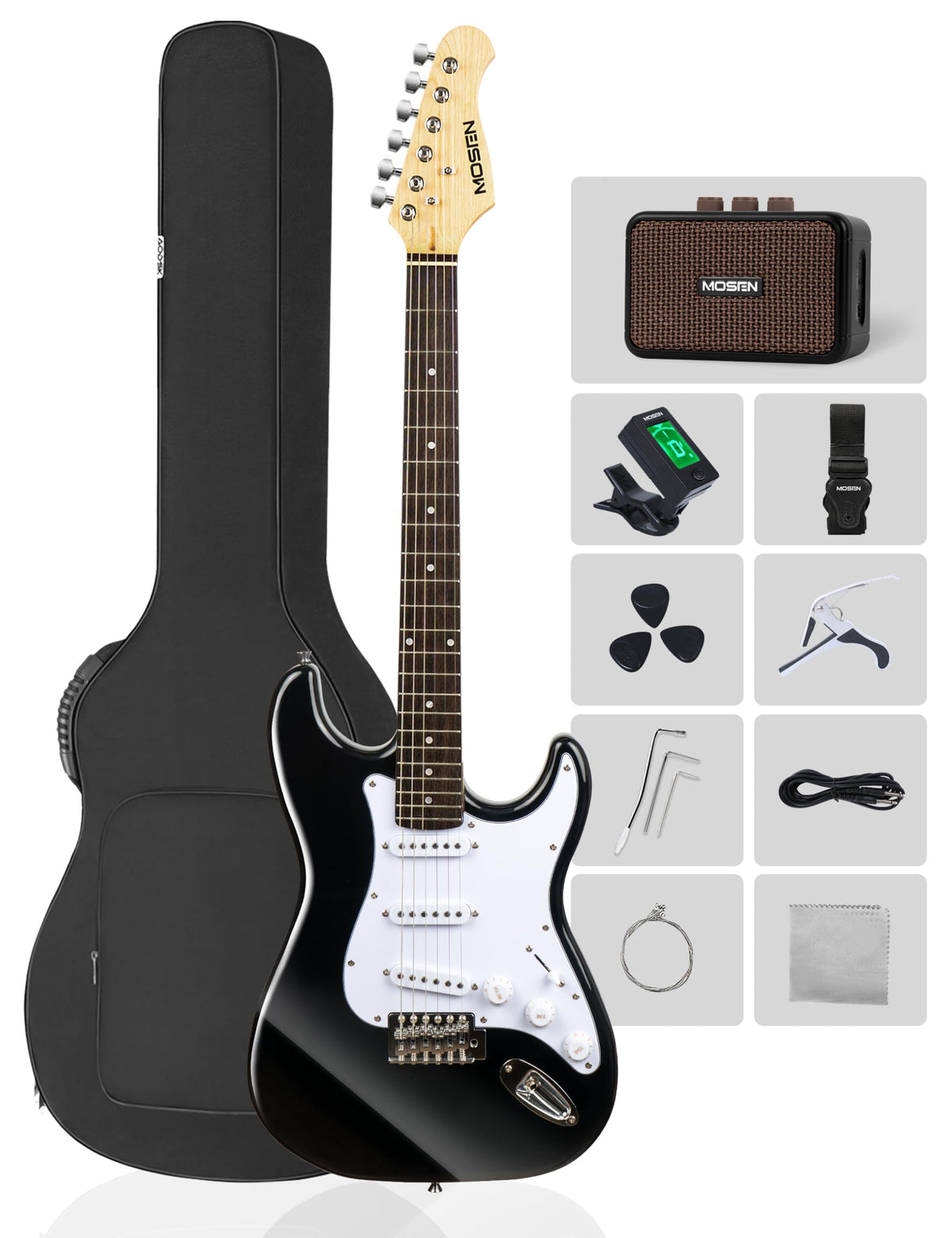 39" Electric Guitar Set with Amp Bag Tuner Y425327