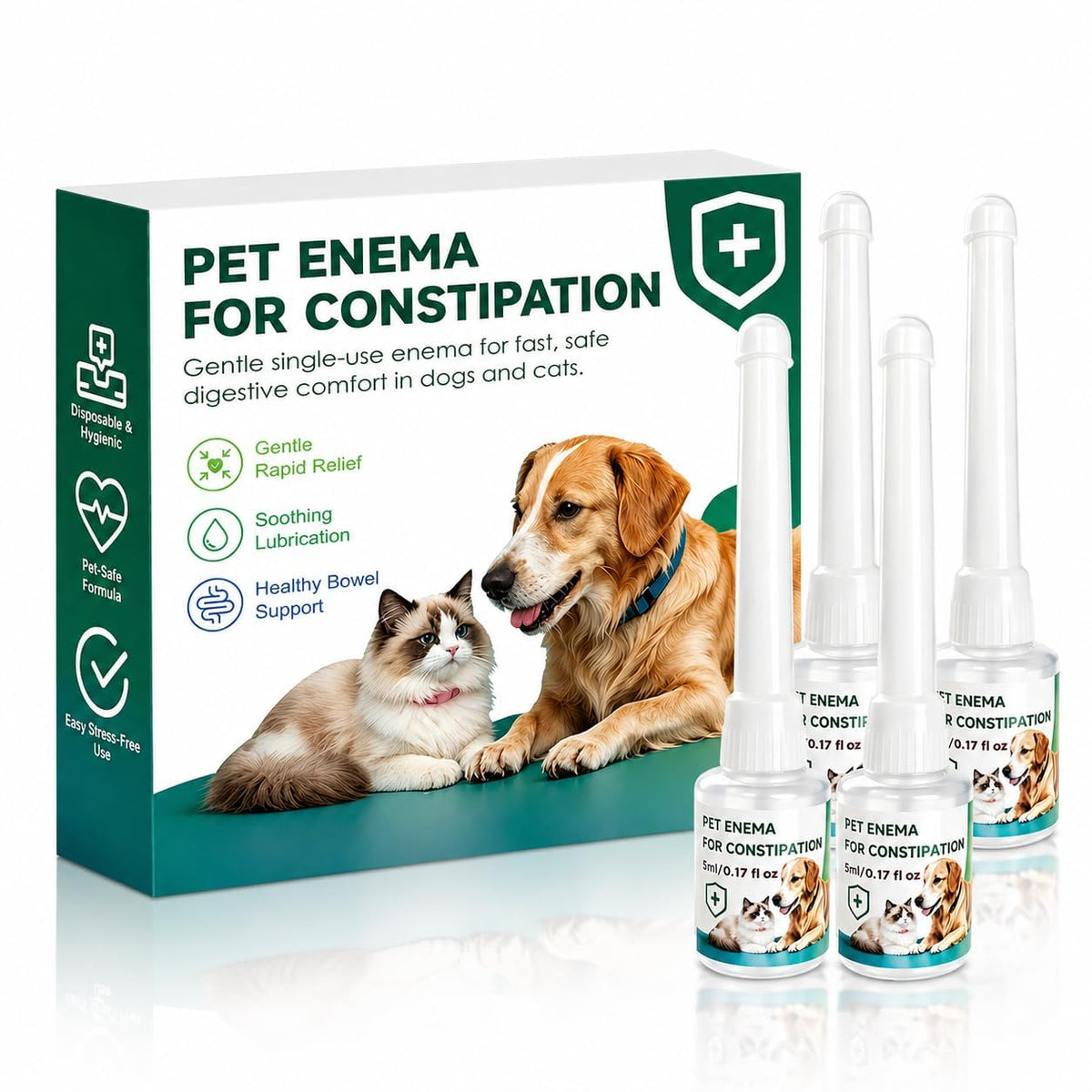 Disposable Enema Kit for Cats and Dogs 4 Pack E54644