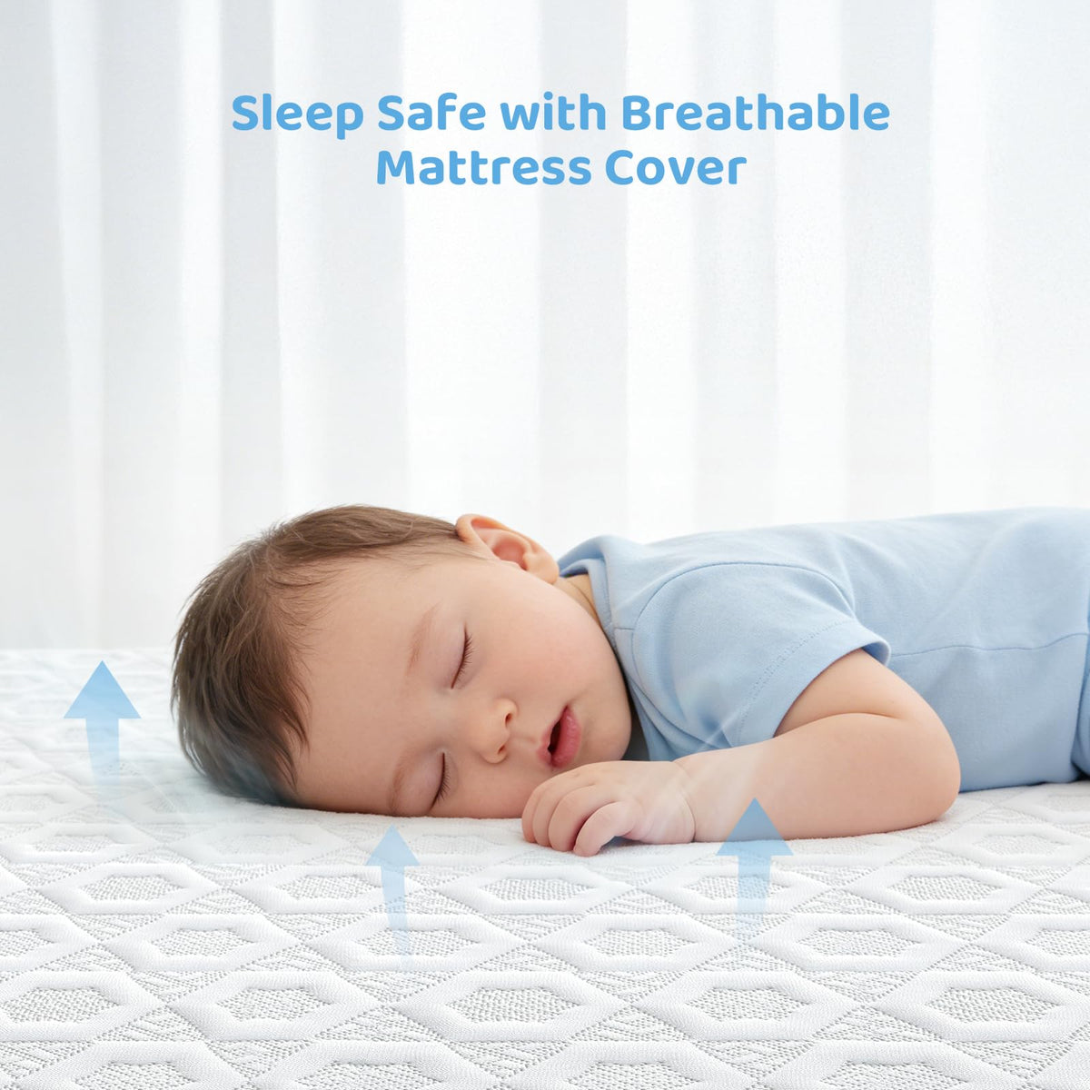 Dual-Sided Gel Memory Foam Crib Mattress F9219
