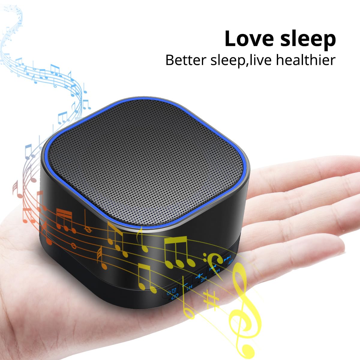 White Noise Machine with 20 Non Looping Sounds L296028