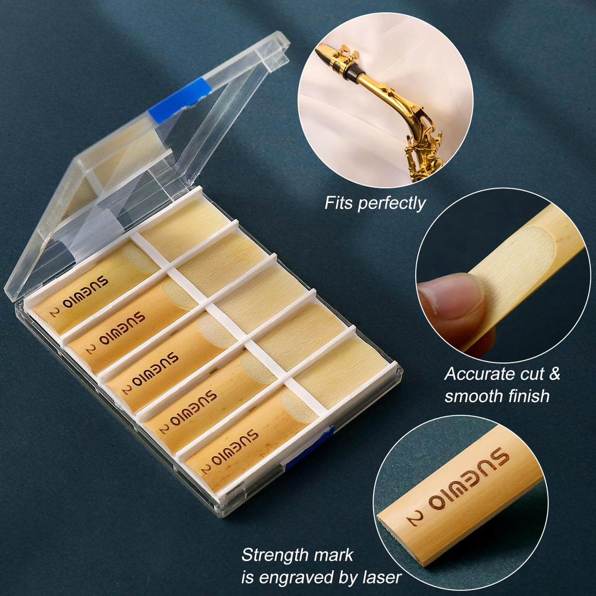 Alto Saxophone Reeds 10 Pack Strength 2.0 U799