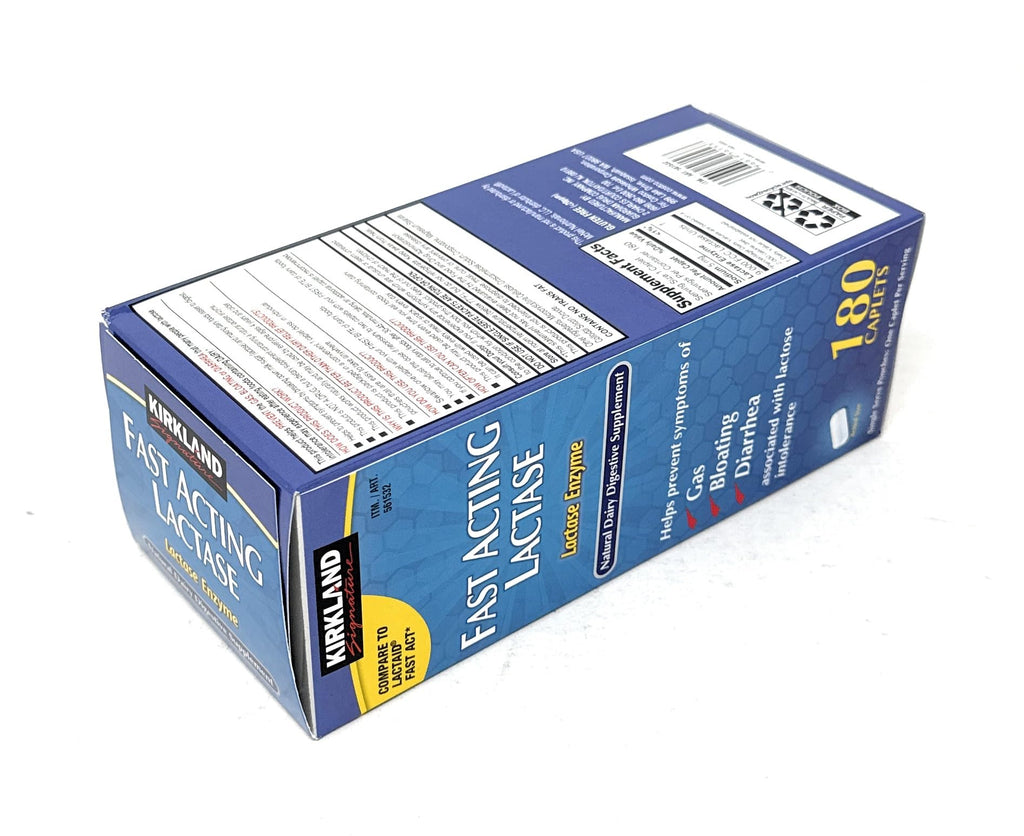 Fast Acting Lactase 180 Caplets M441734