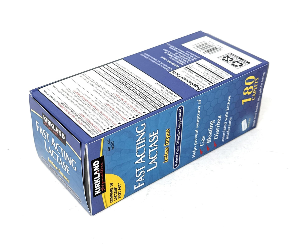 Fast Acting Lactase 180 Caplets M441734