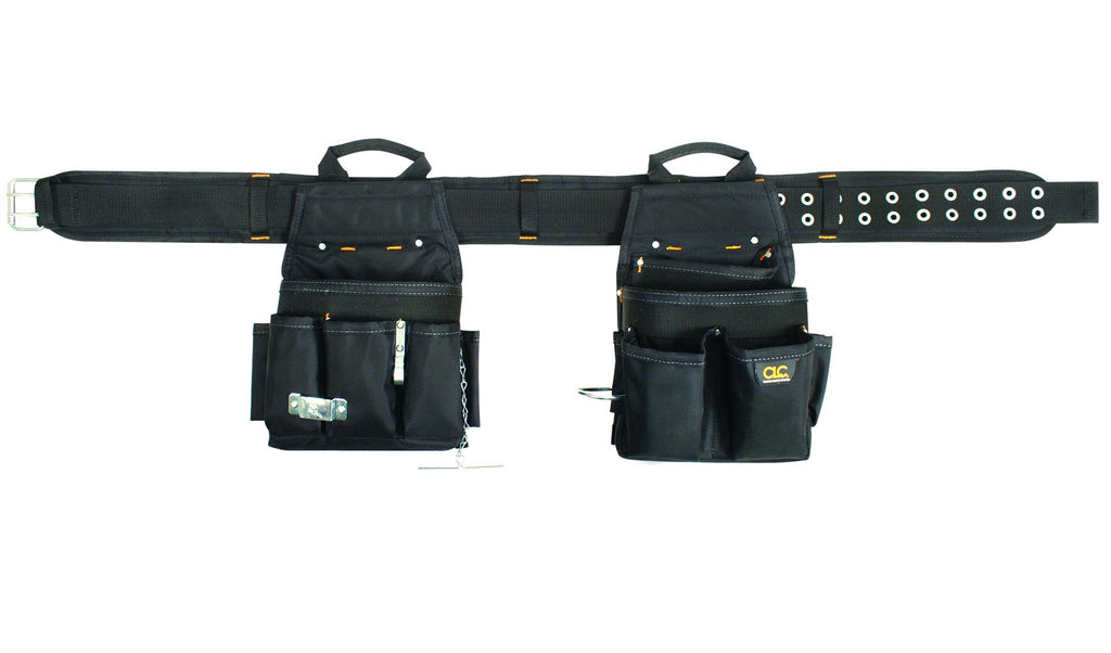 3 Piece 20 Pocket Black Tool Belt G65082