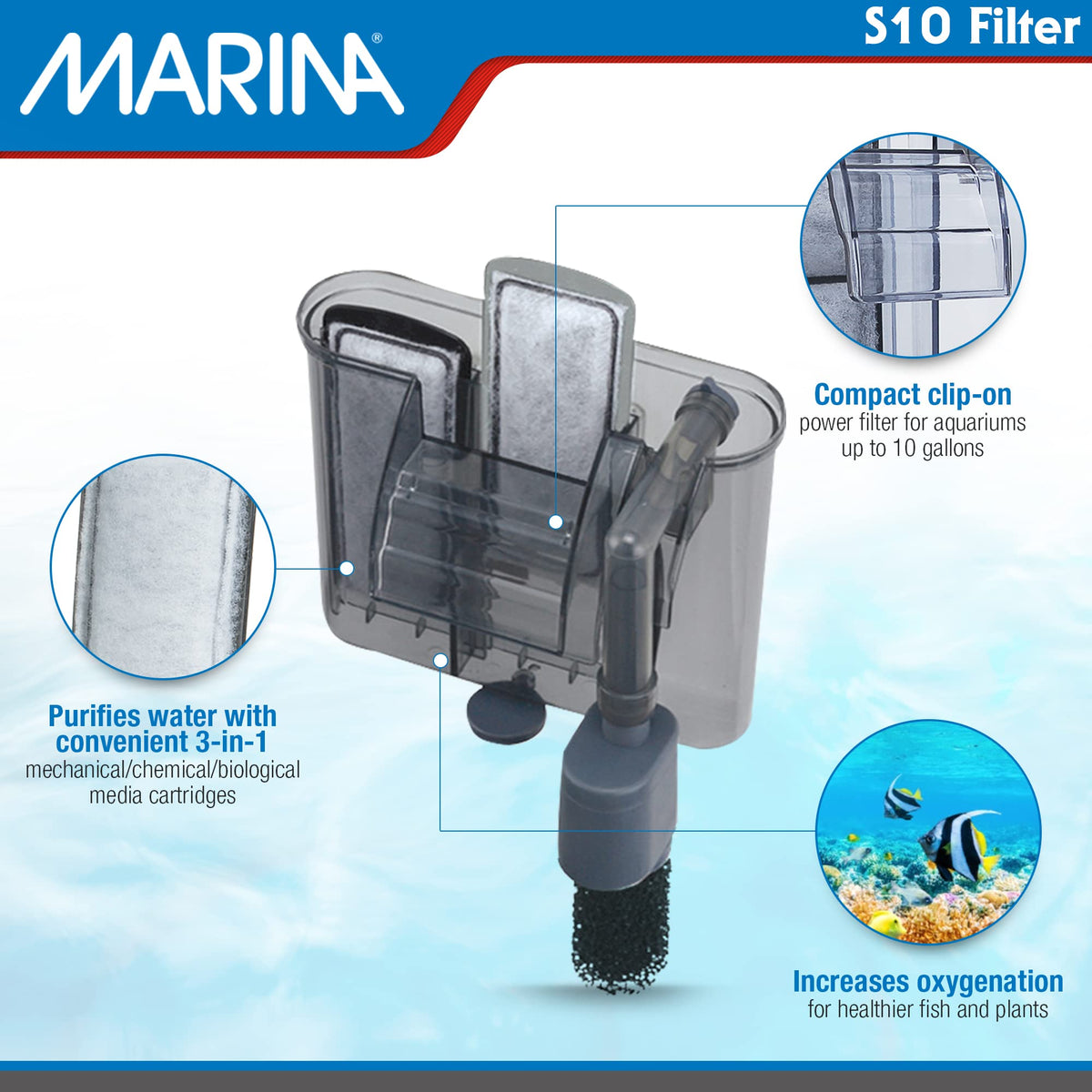 Power Filter up to 10 gallons Y479669