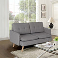 52" Light Gray Loveseat Sofa Y766