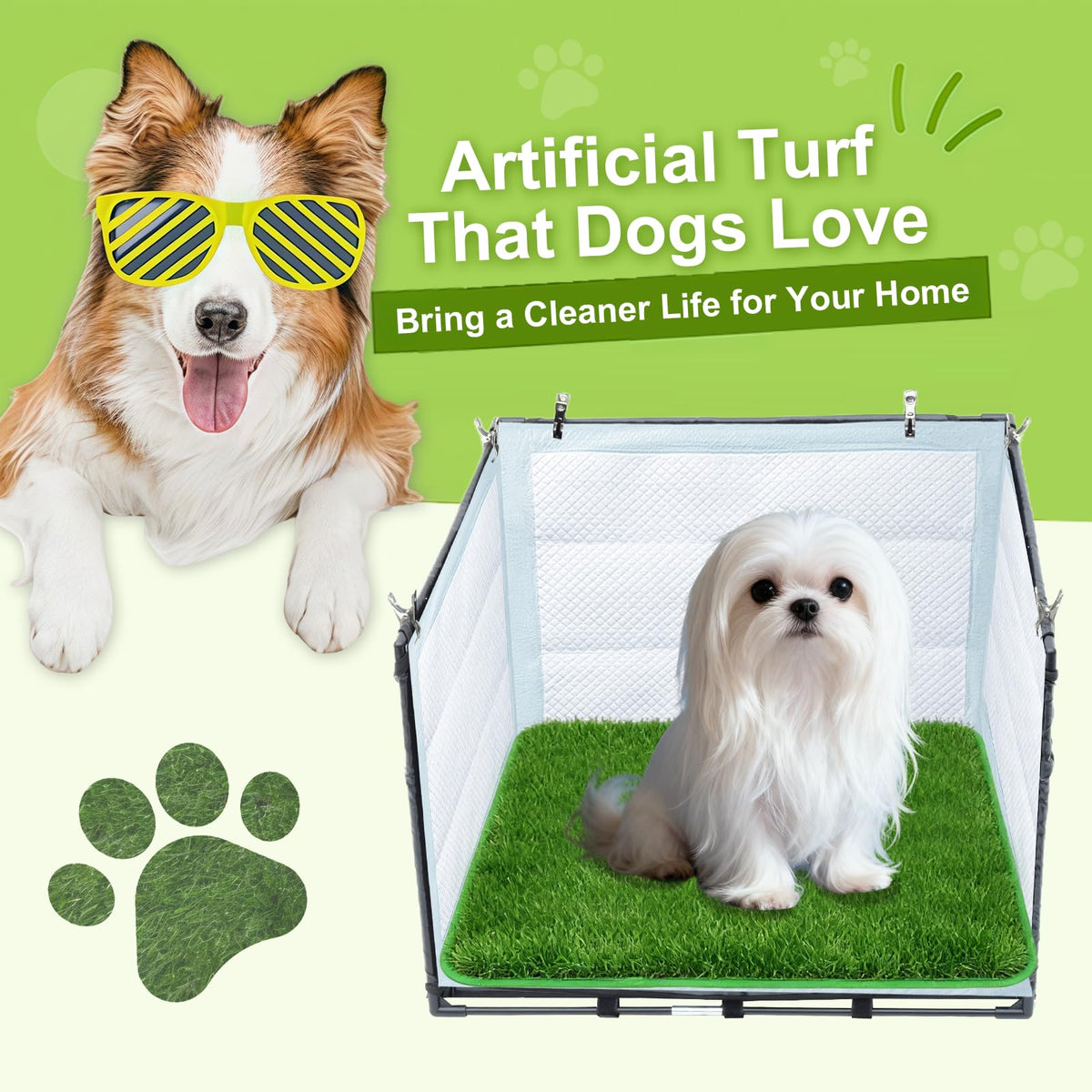 Artificial Grass Dog Pee Pad Holder K8298