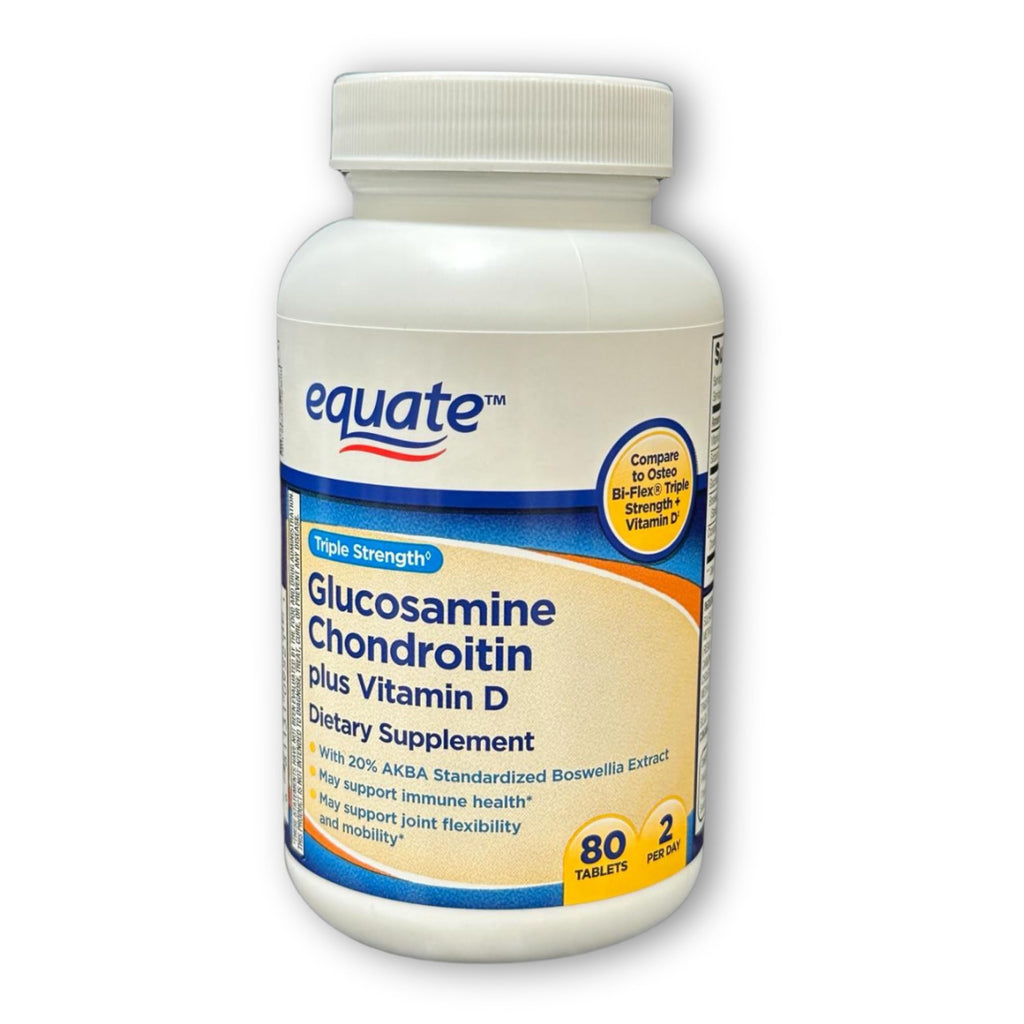 Triple Strength Glucosamine Chondroitin Vitamin D Tablets 80ct M887