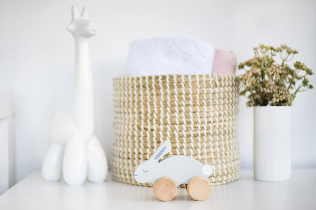 Wooden Bunny Pull Along Toy C7883
