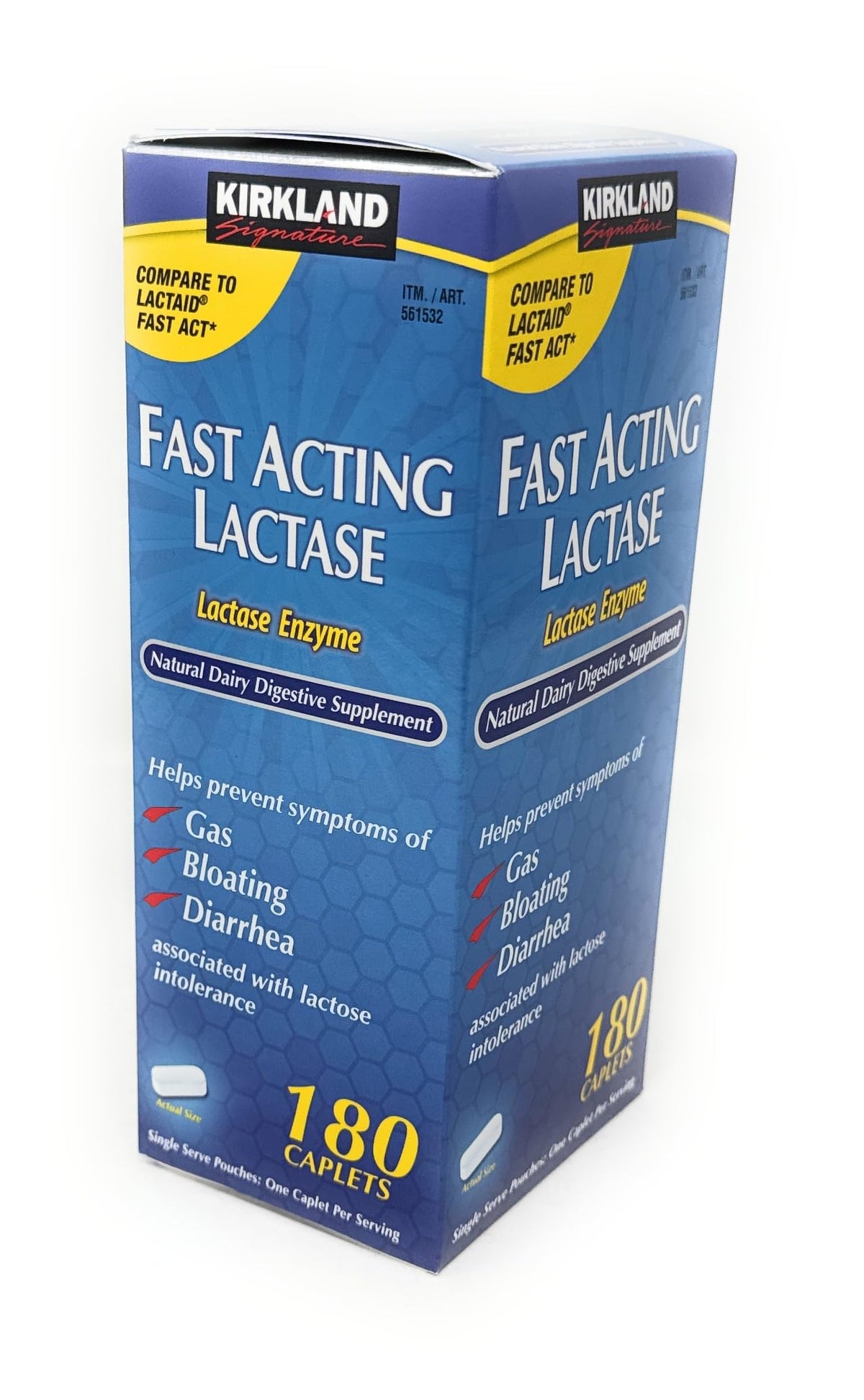 Fast Acting Lactase 180 Caplets M441734