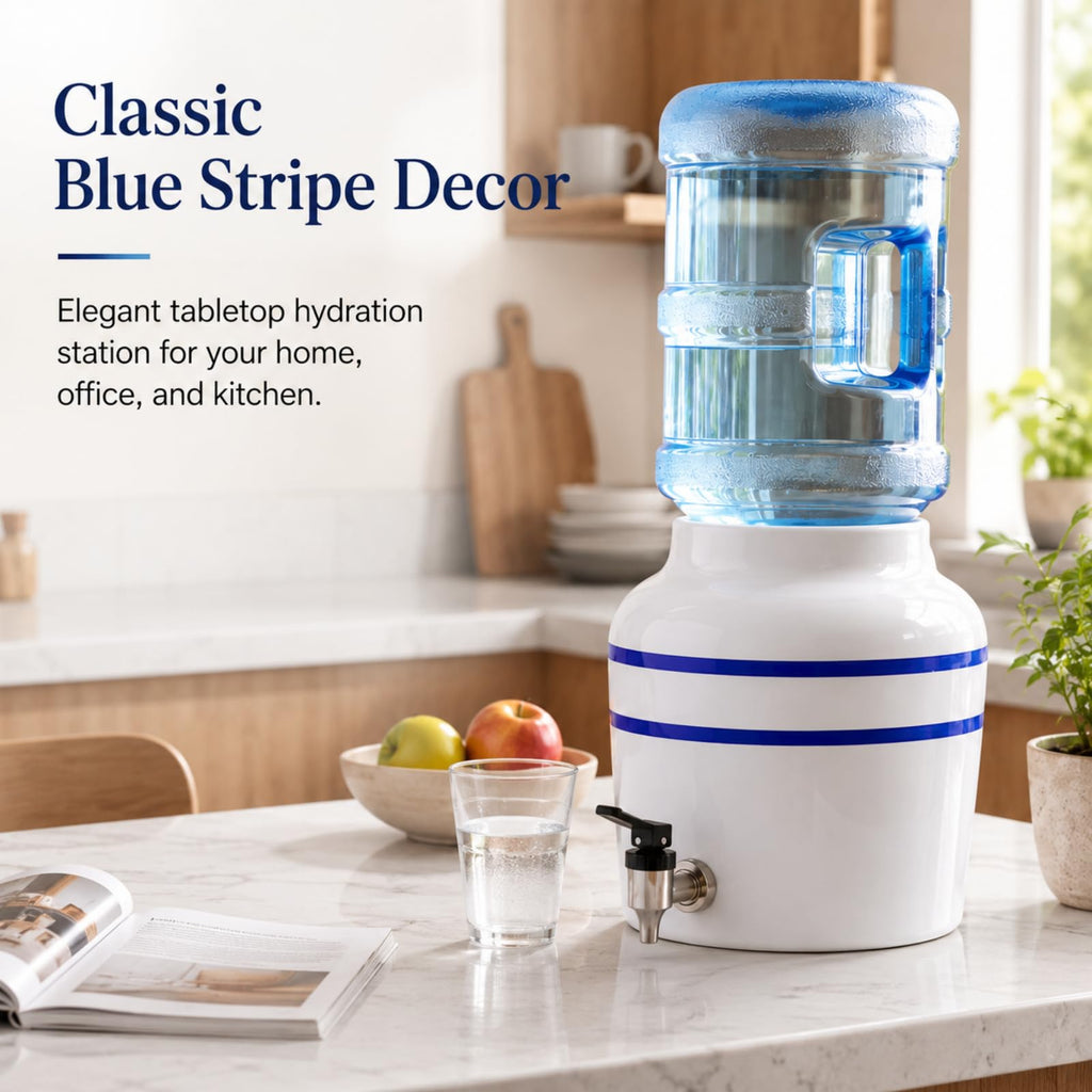 Ceramic Water Dispenser for 3 to 5 Gallon Jugs Z332968