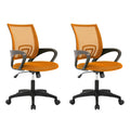 2 Pack Orange Mesh Adjustable Office Chair U7990