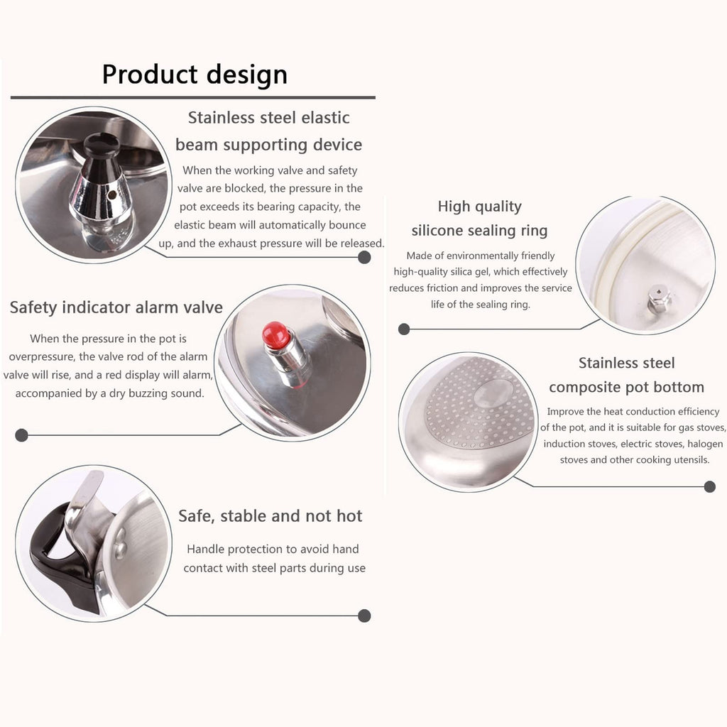 2L Aluminum Pressure Cooker T45646
