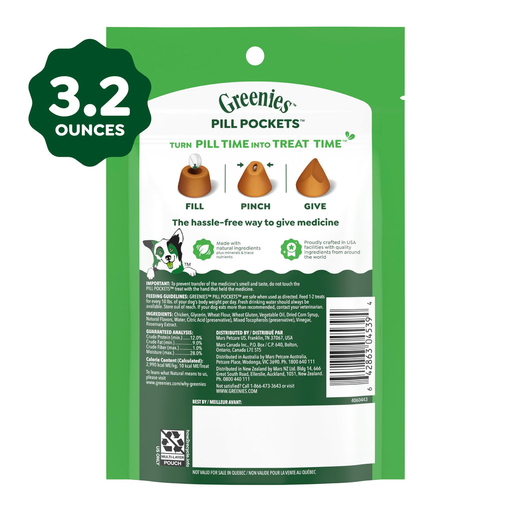 Chicken Flavor Small Dog Treats 3.2 oz K778
