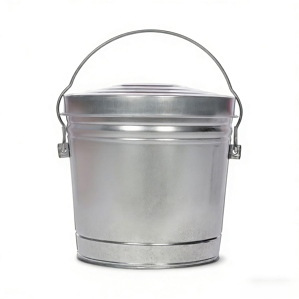 6 Gallon Galvanized Steel Storage Can with Locking Lid A866779