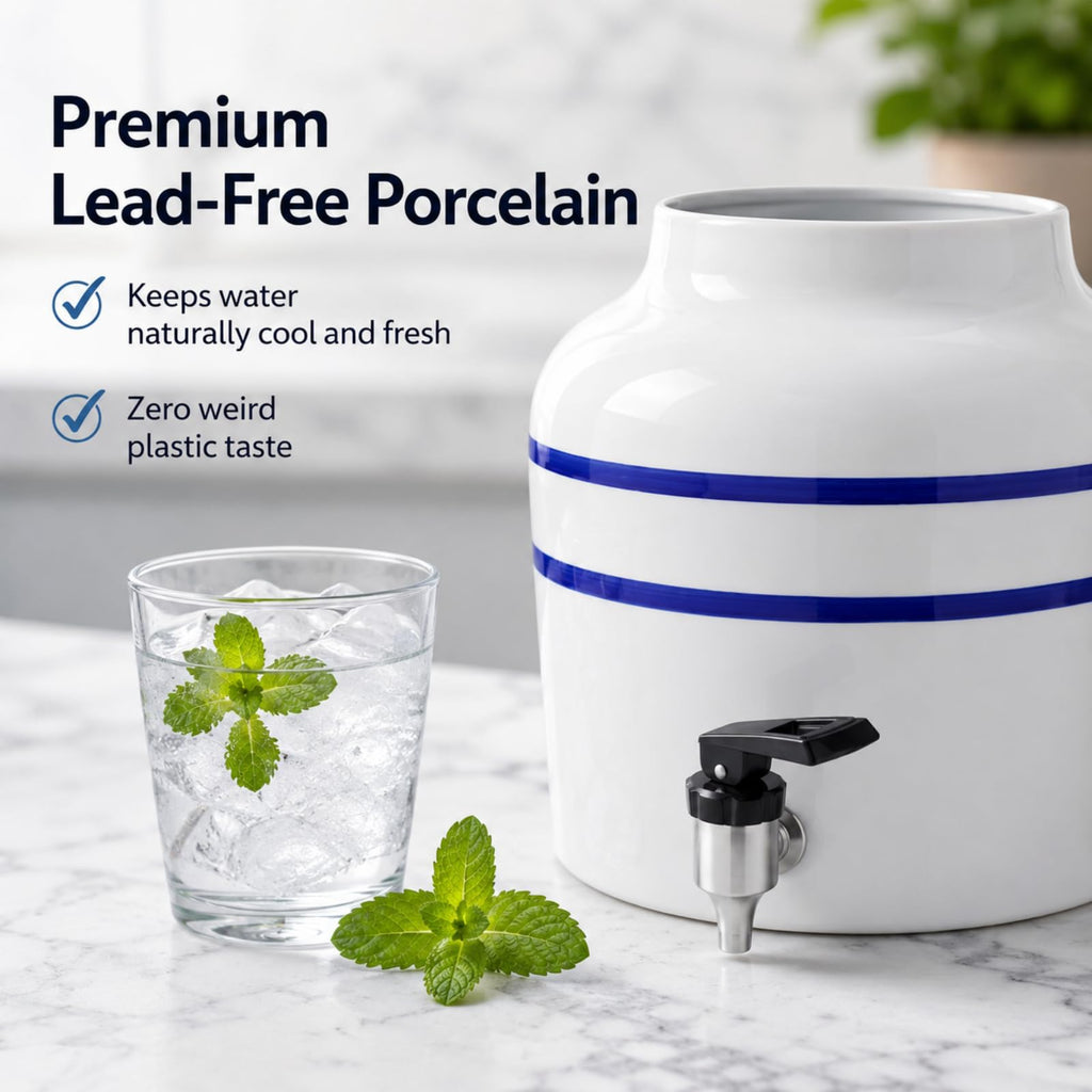 Ceramic Water Dispenser for 3 to 5 Gallon Jugs Z332968
