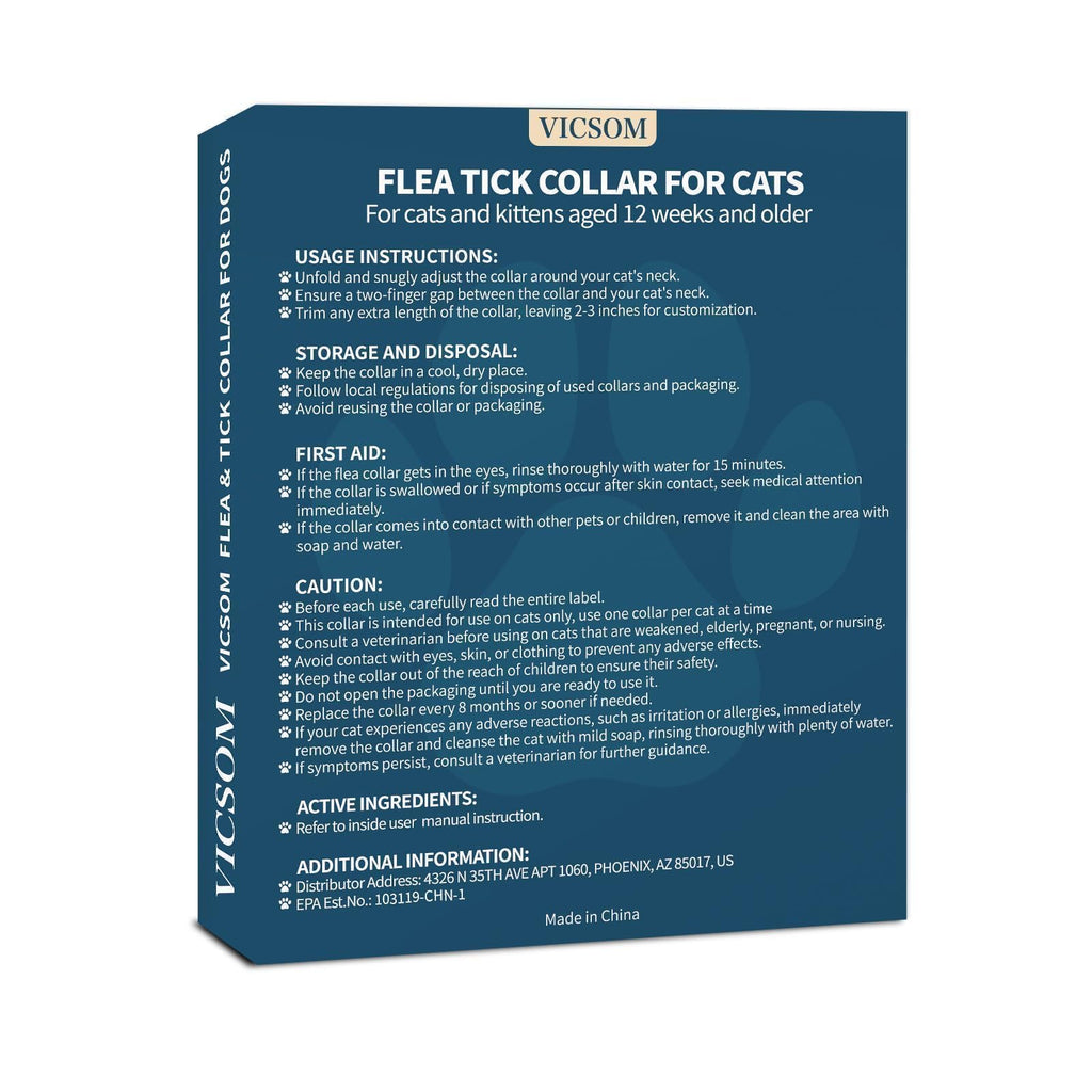 Flea Collar for Cats 4 Pack P24833