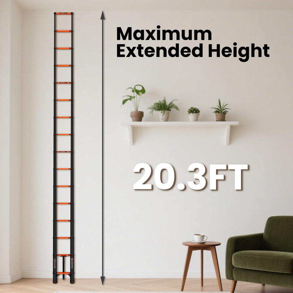 Telescoping Ladder 20.3 FT J34277