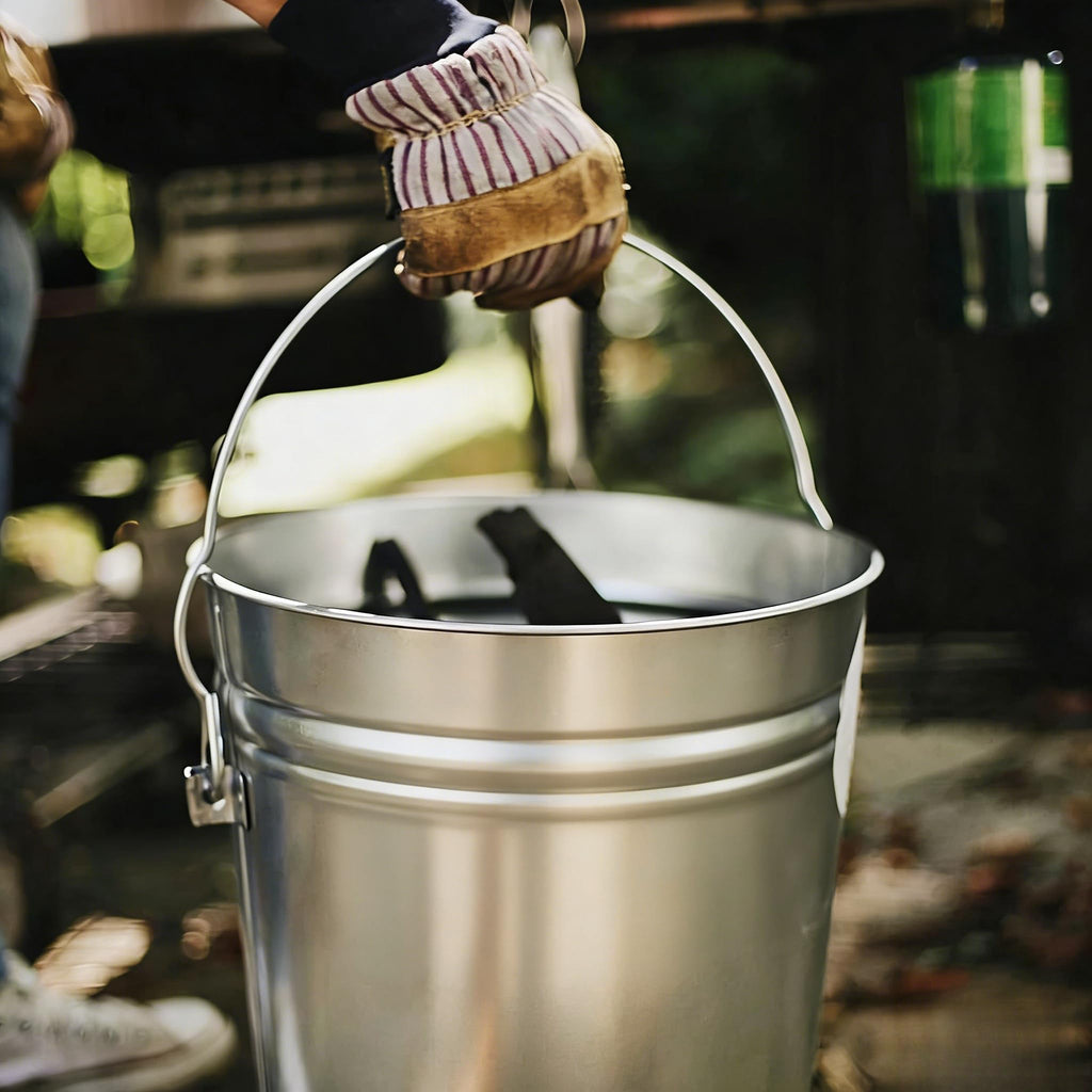 6 Gallon Galvanized Steel Storage Can with Locking Lid A866779