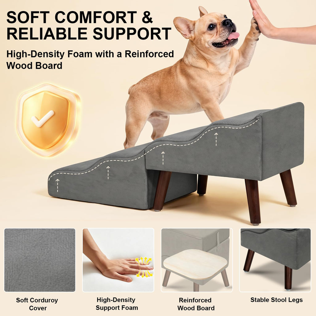 Foldable Pet Steps & Ottoman S840