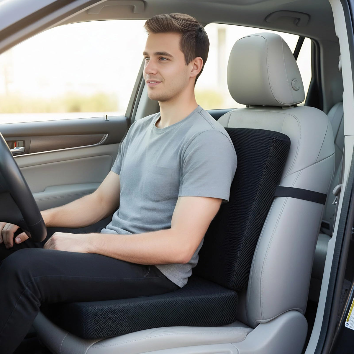Car Seat Cushion with Backrest I565
