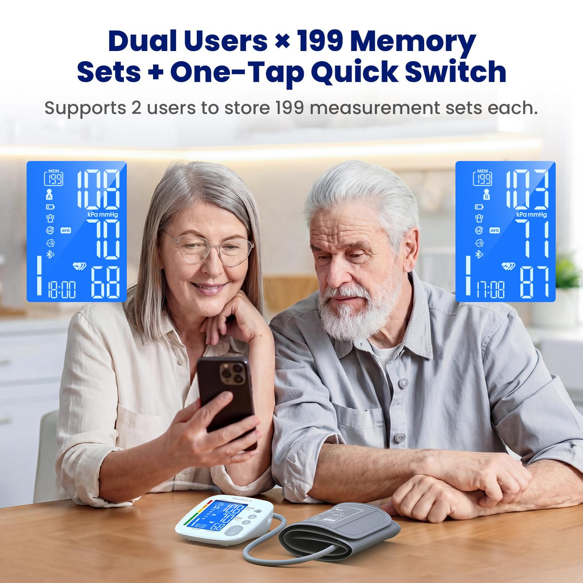 Digital Upper Arm Blood Pressure Monitor J2637