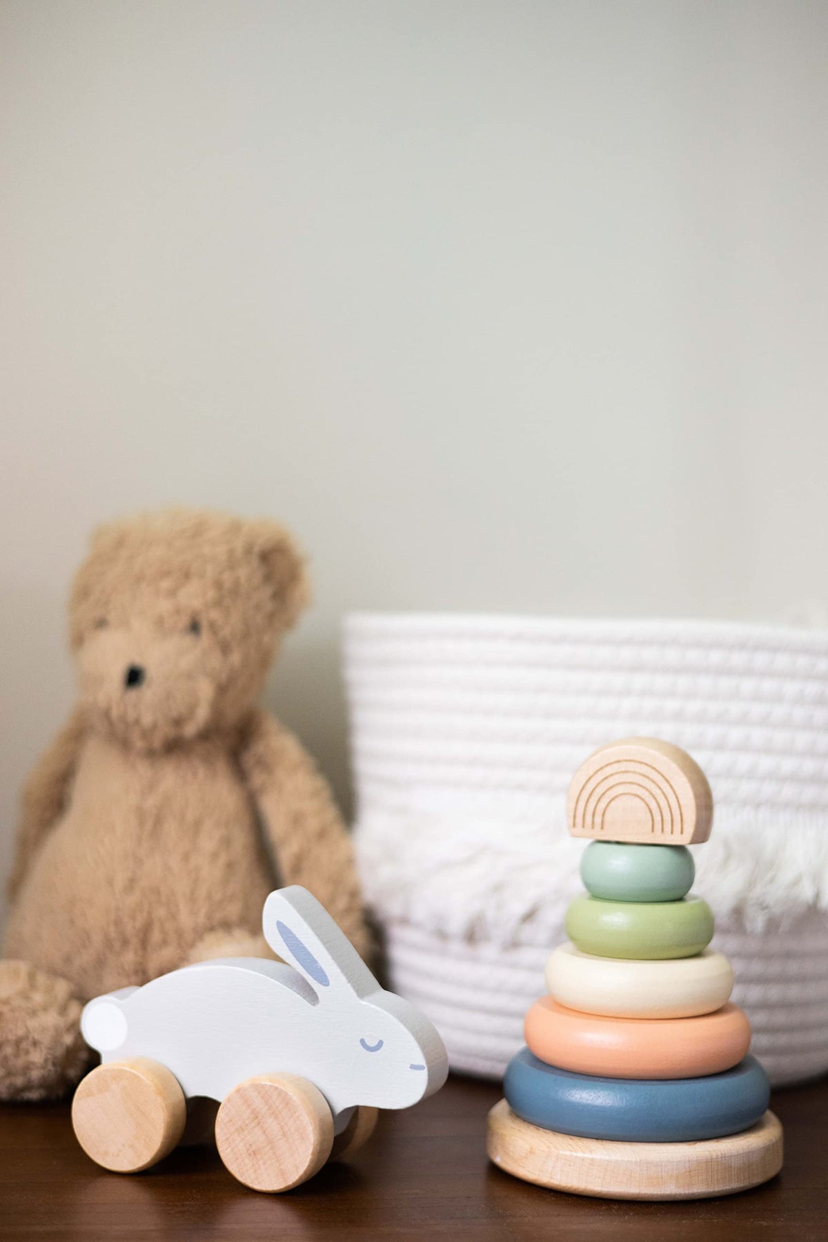 Wooden Bunny Pull Along Toy C7883