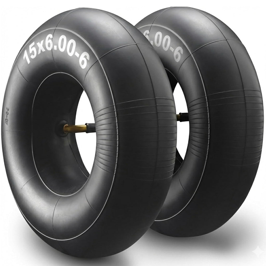 15x6.00-6" Inner Tubes, 2 Pack with TR-13 Straight Valve Stem J769