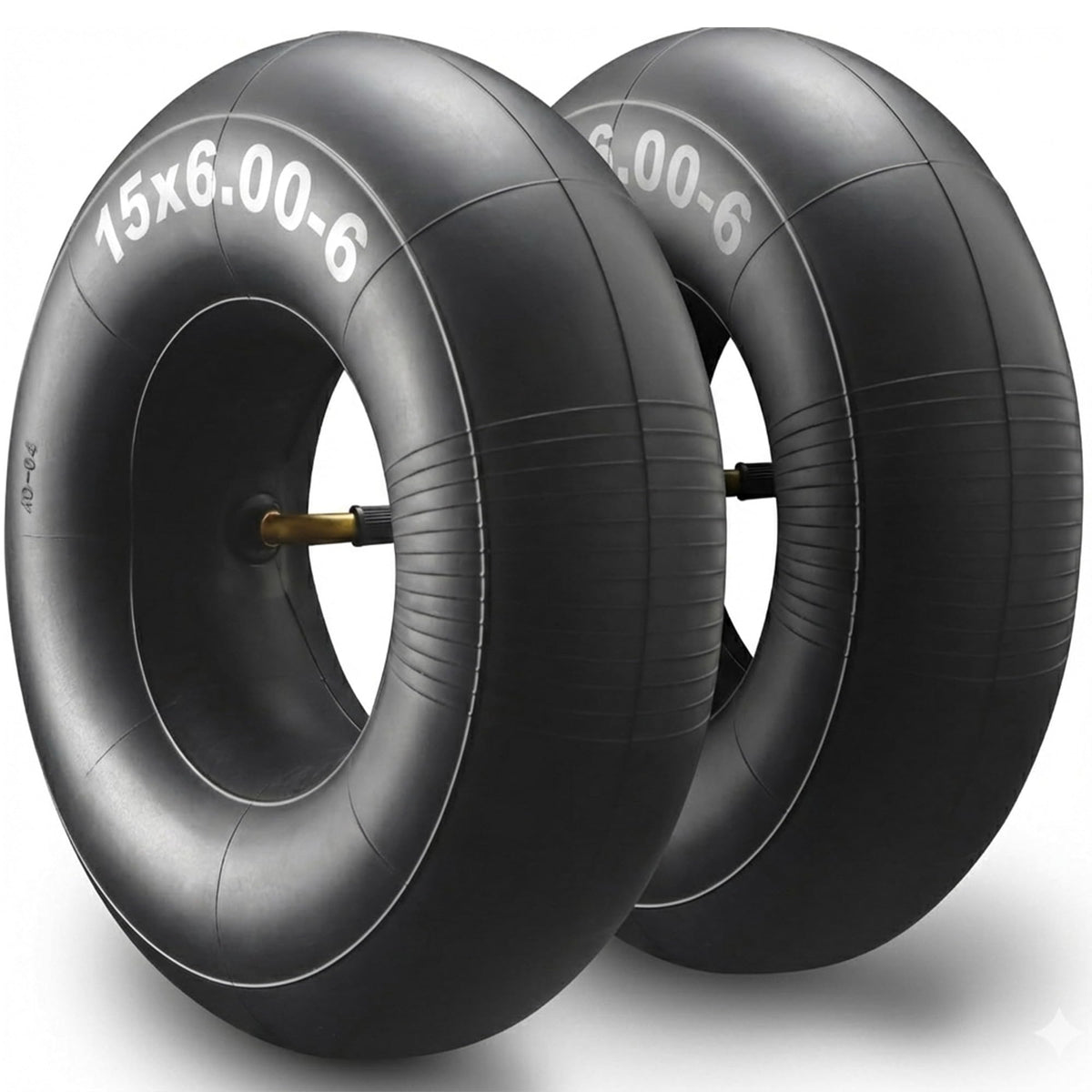 15x6.00-6" Inner Tubes, 2 Pack with TR-13 Straight Valve Stem J769