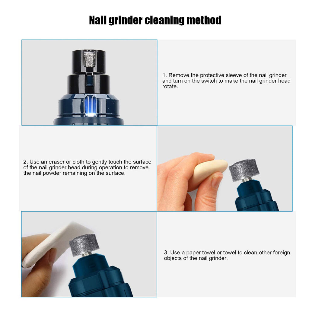 Rechargeable Portable LED Electric Dog Nail Grinder G447