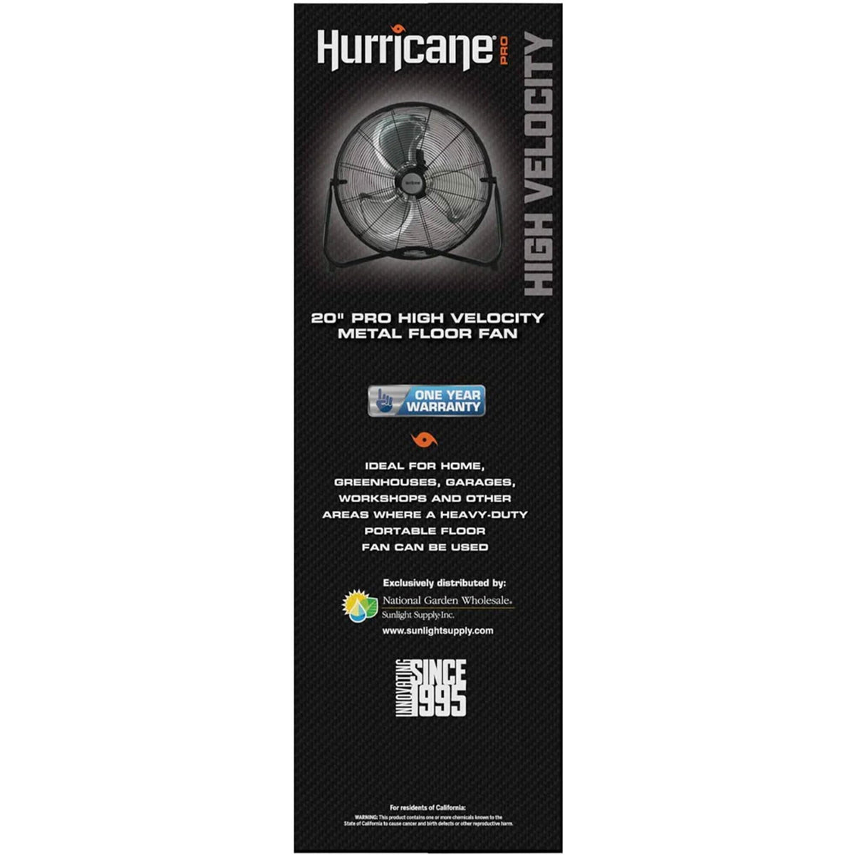 Black 20in 3 Speeds Floor Fan 2 Pack Q577
