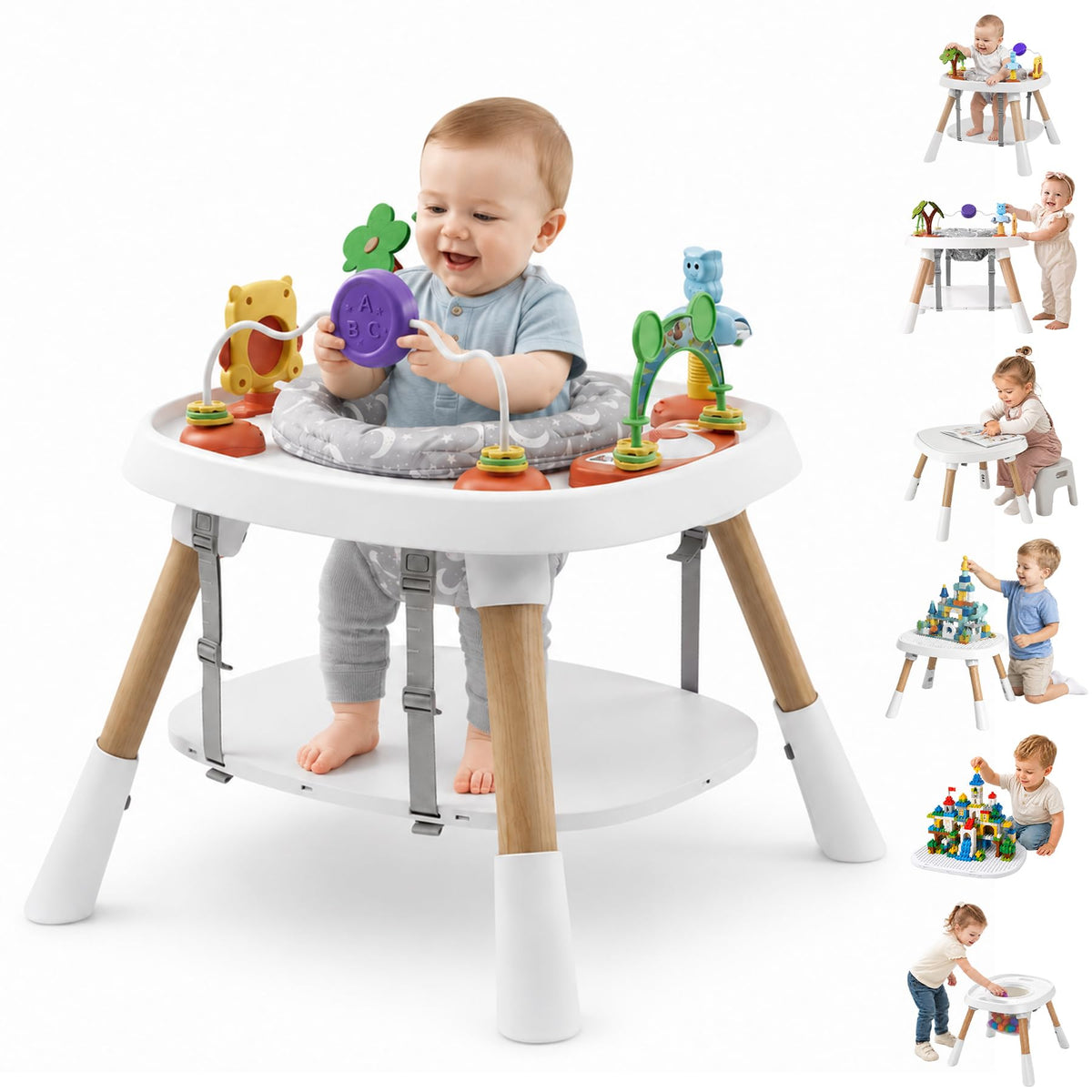 Baby Activity Center, 6-in-1 Stationary Jumper P311