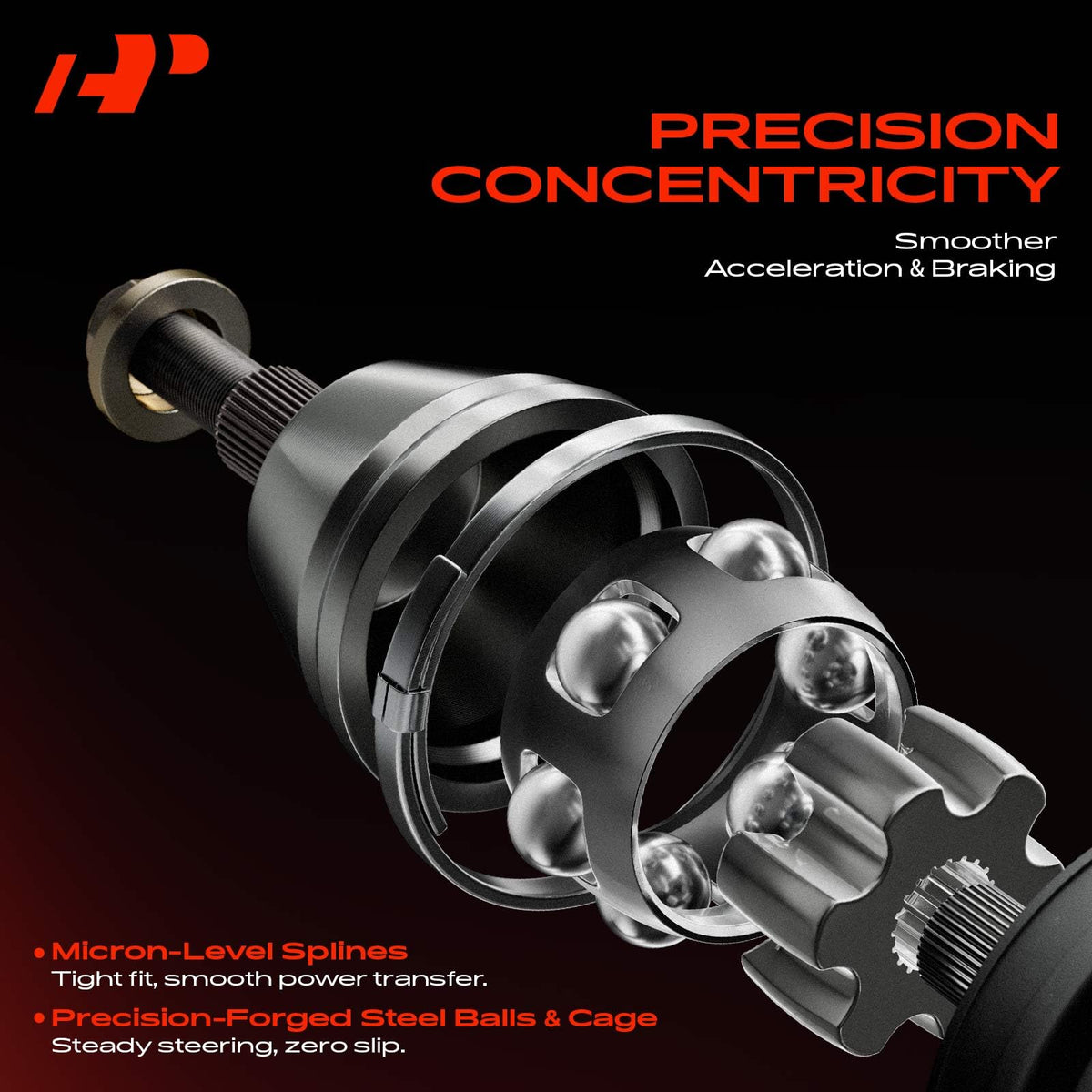 Front CV Axle Shaft Assembly C4105