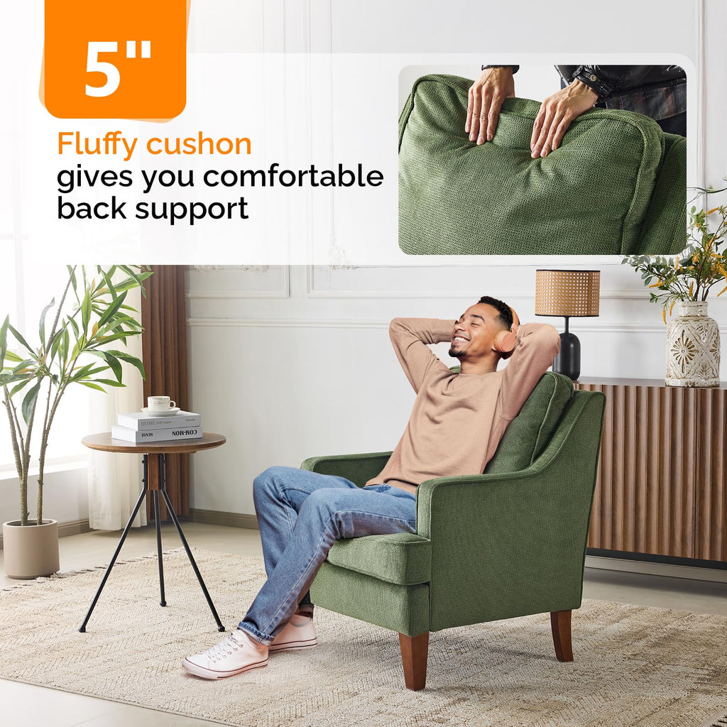 High Back Accent Chairs Set of 2 E359685
