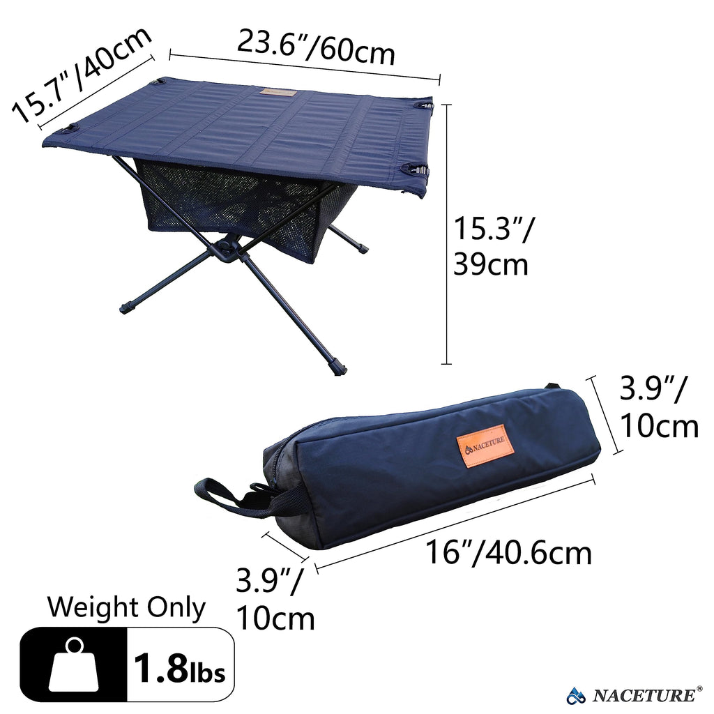 Ultralight Foldable Camping Table with Mesh T823102