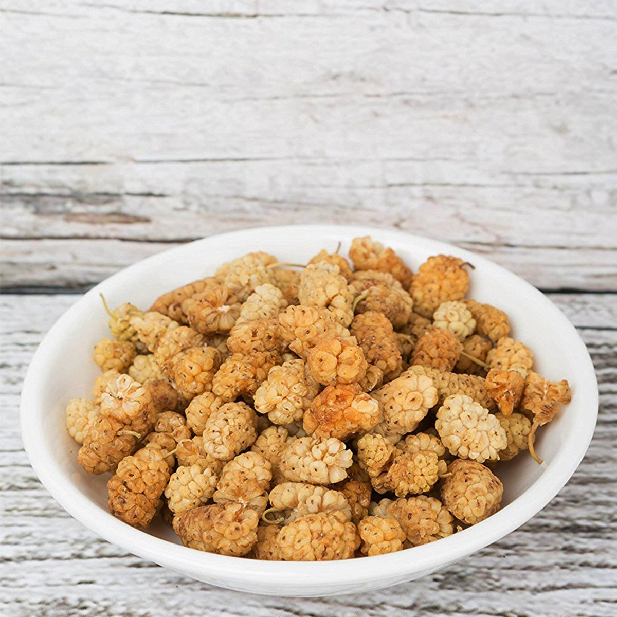 32oz Raw Organic White Sun Dried Mulberries V3929