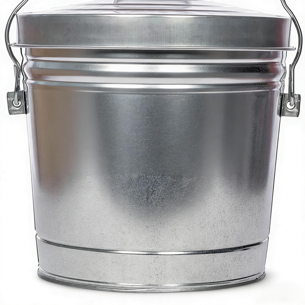 6 Gallon Galvanized Steel Storage Can with Locking Lid A866779