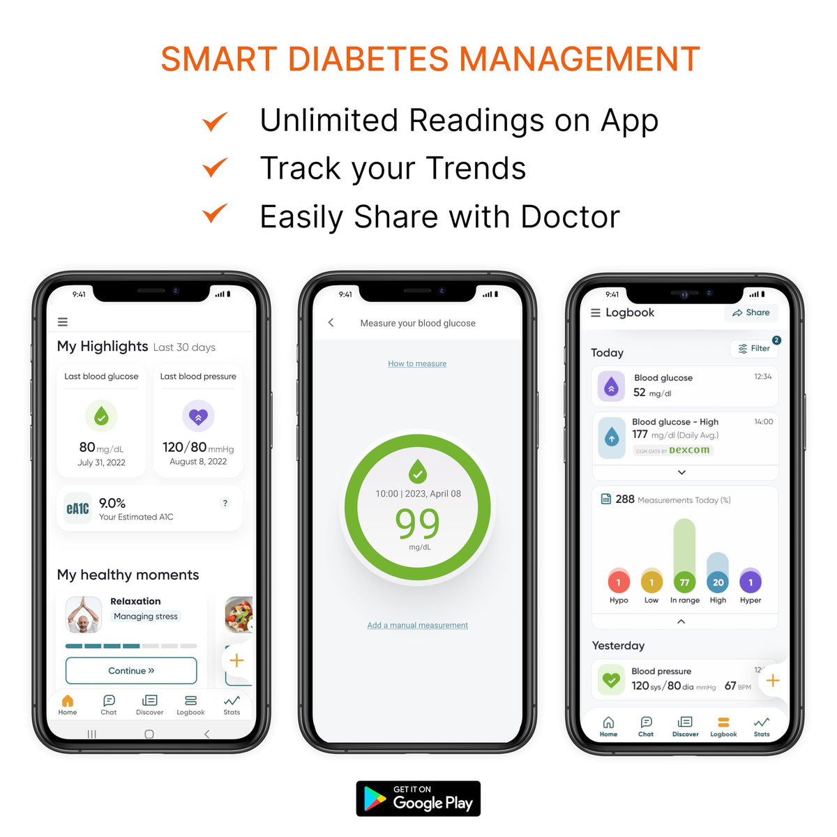 Smart Glucose Monitor Kit with 25 Strips C5154