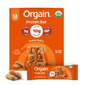 Organic Vegan 10g Protein Bars Peanut Butter 12 Pk D5129