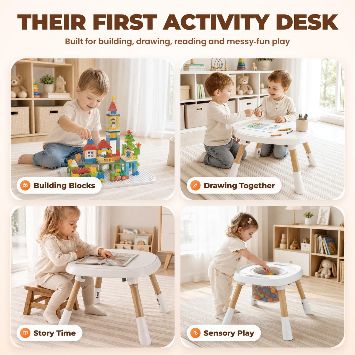 Baby Activity Center, 6-in-1 Stationary Jumper P311