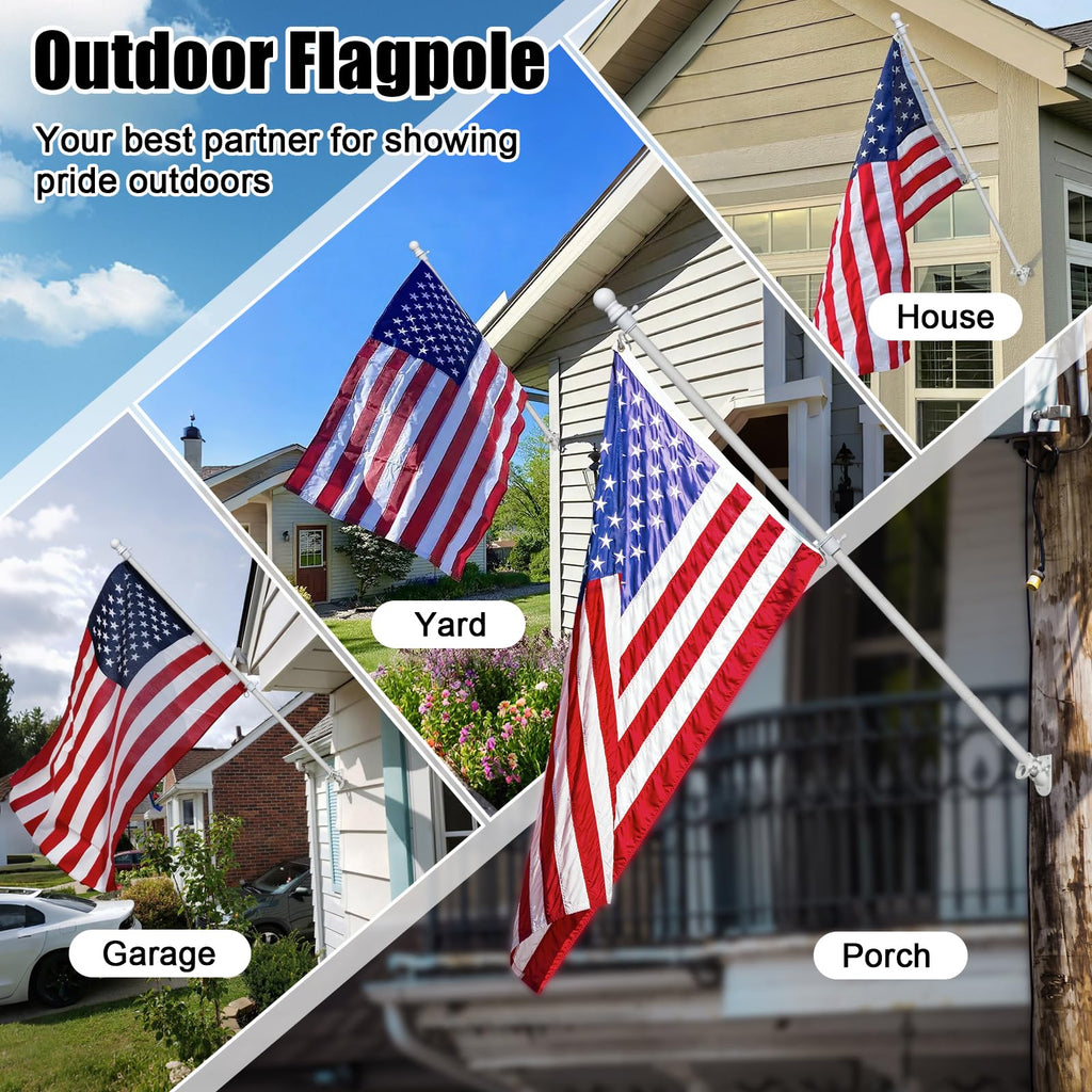 5ft Heavy Duty Stainless Steel Flag Pole Z884