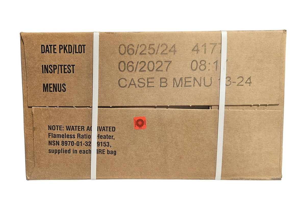 Case of 12 MREs Ready to Eat Meal 12 Packs X26754