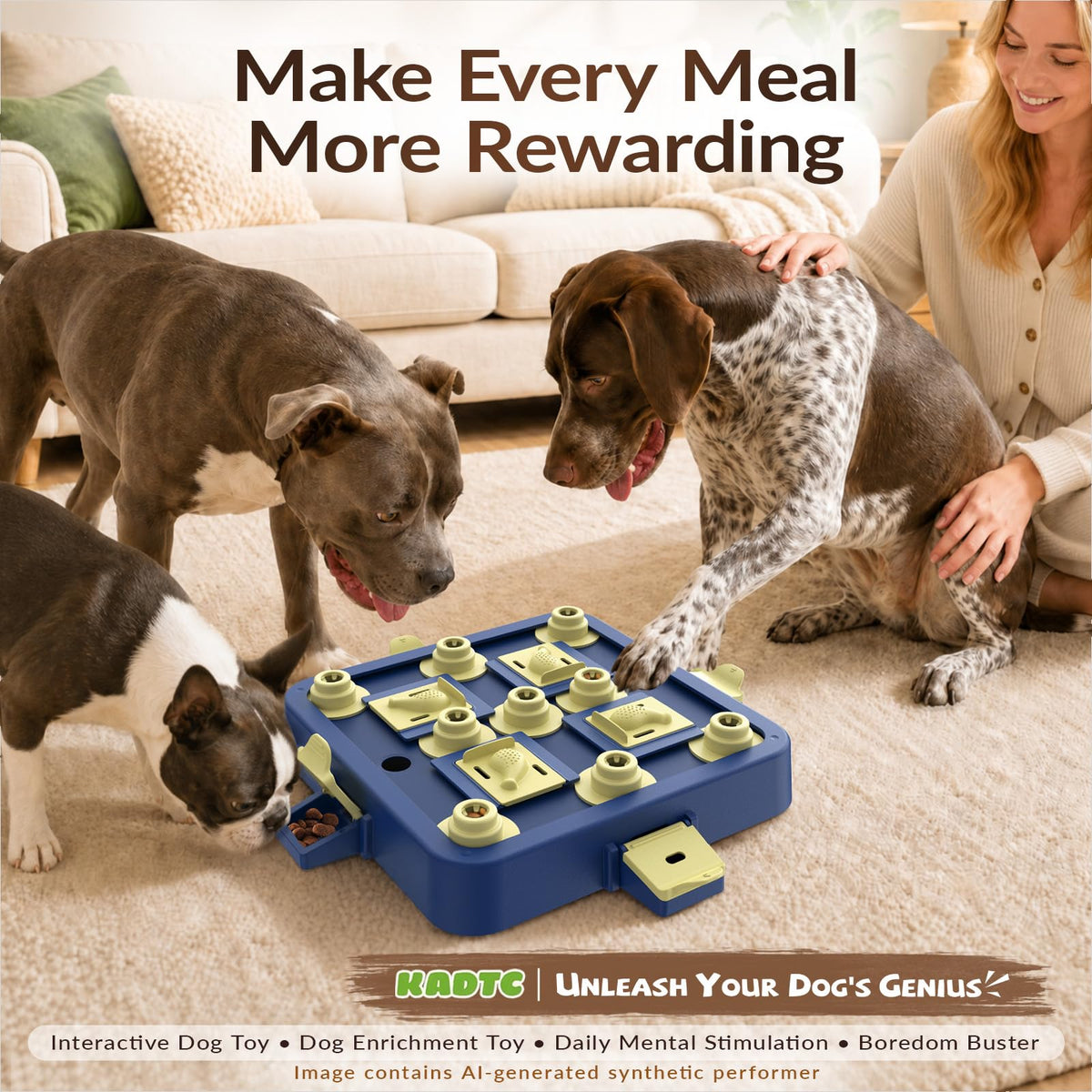 Dog Chess Puzzle Toy 3-Levels F9222