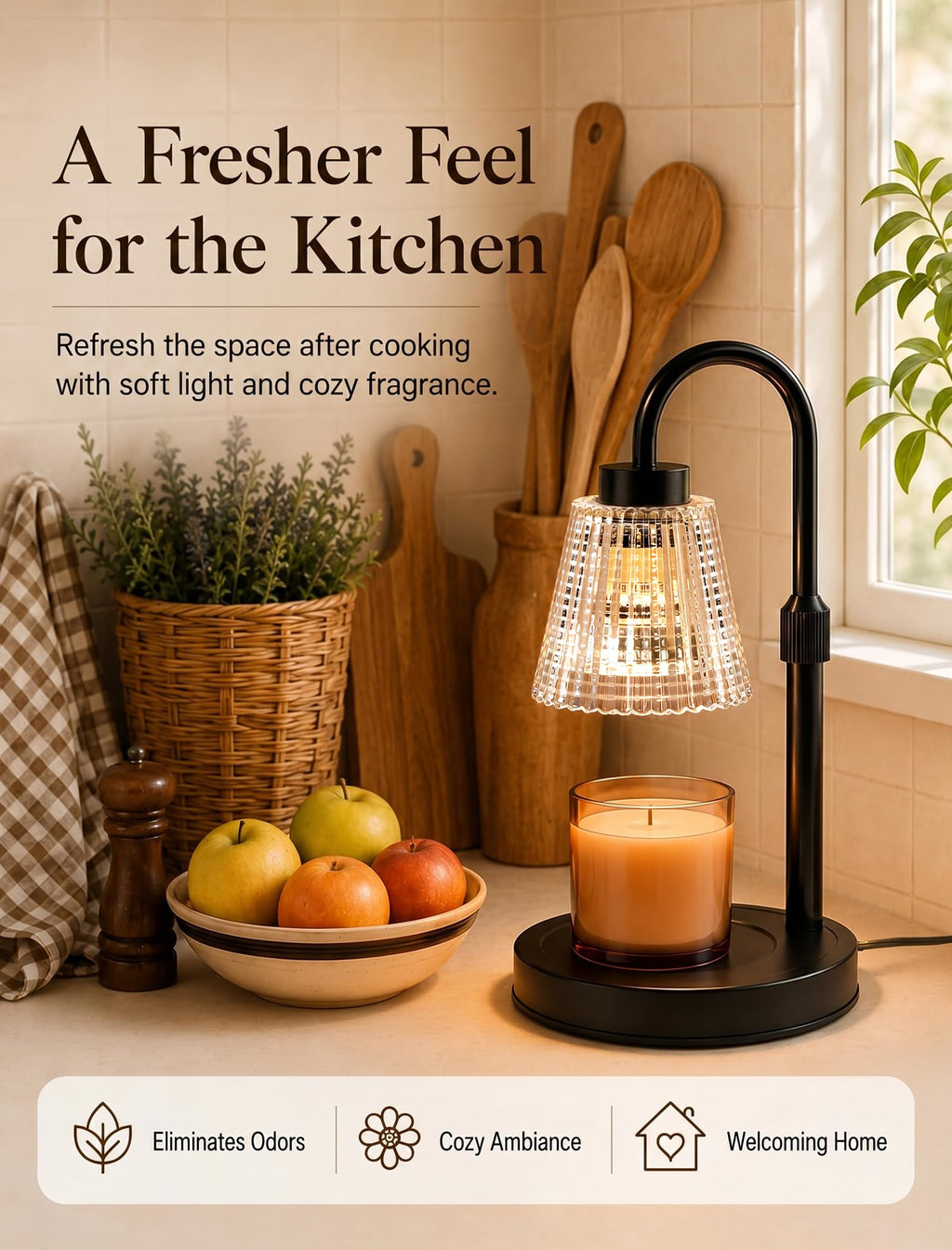 Candle Warmer Lamp with Timer and Dimmer P5578