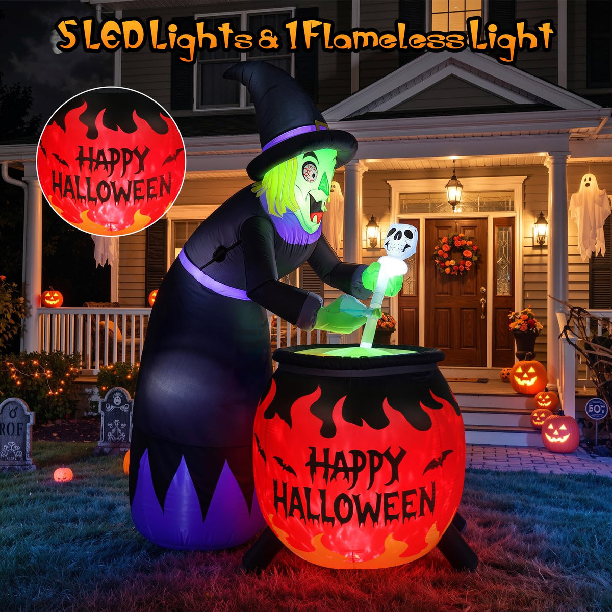 8FT Halloween Inflatable Q365
