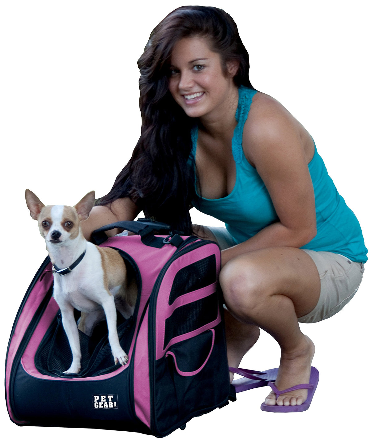 Large Pink Pet Backpack D1993