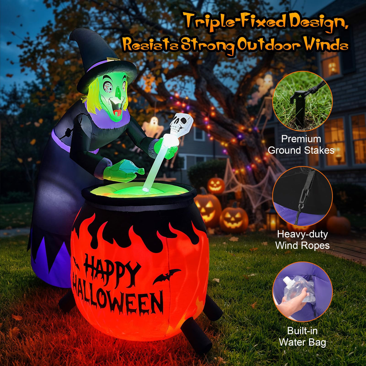 8FT Halloween Inflatable Q365