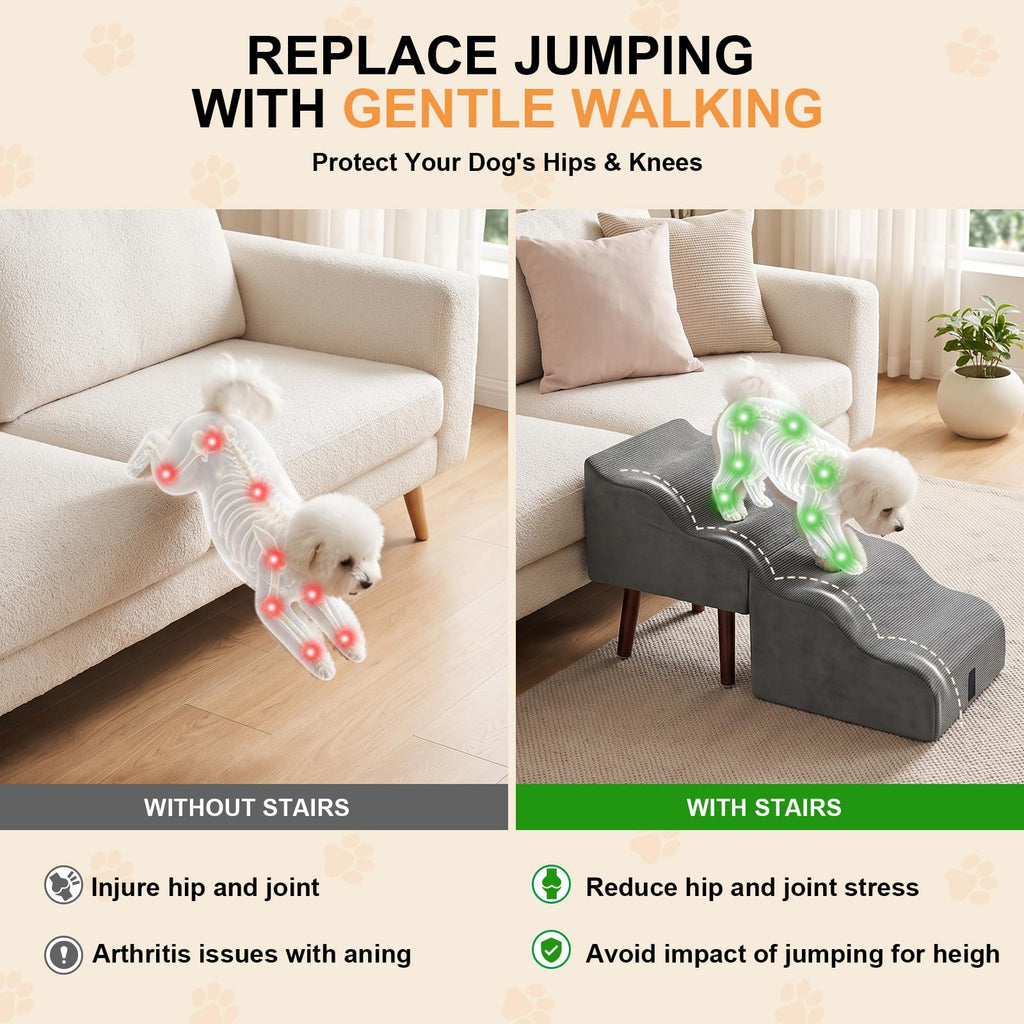 Foldable Pet Steps & Ottoman S840
